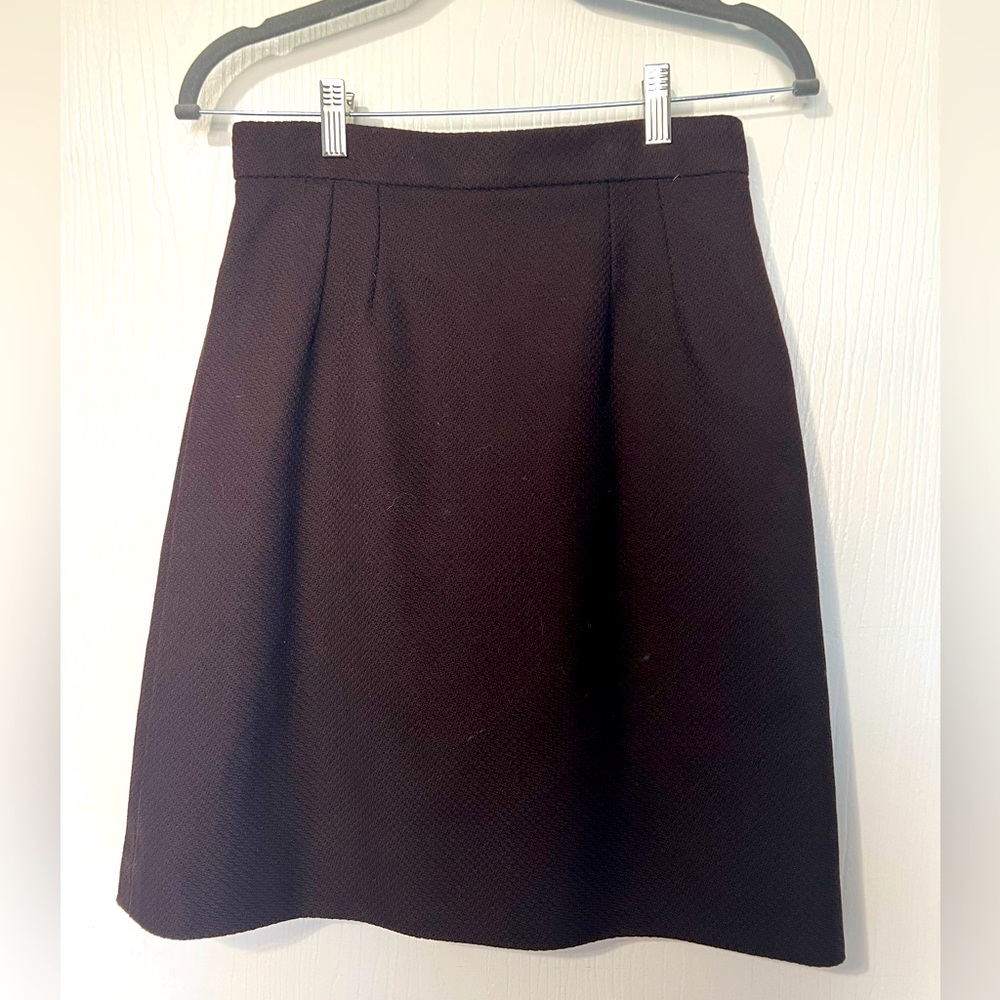 Dolce & Gabbana Dark Plum Pencil Skirt